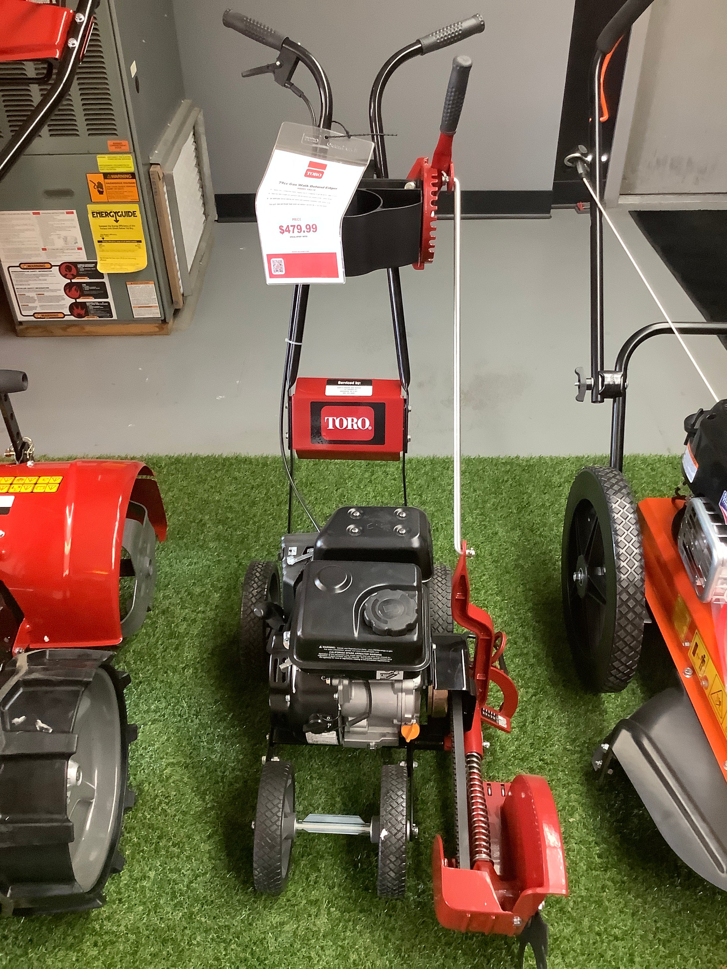 79 CC GAS WALK BEHIND EDGER 58610